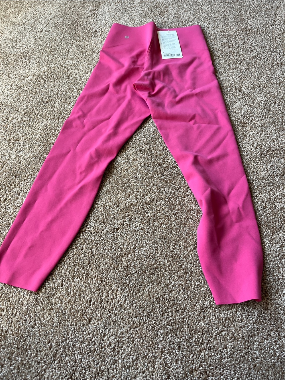 lululemon athletica  Leggings -NWT - Glow Up HR Tight 25” PINK Leggings size 8
